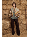 La Rosa Jacquard Bomber Jacket