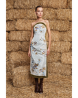 Odessa Embroidered Midi Dress