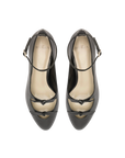 Slim Clarita Peep Ballerina