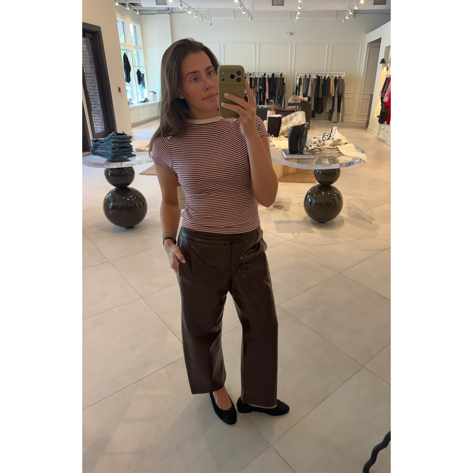 Rework Recycled Leather Pant