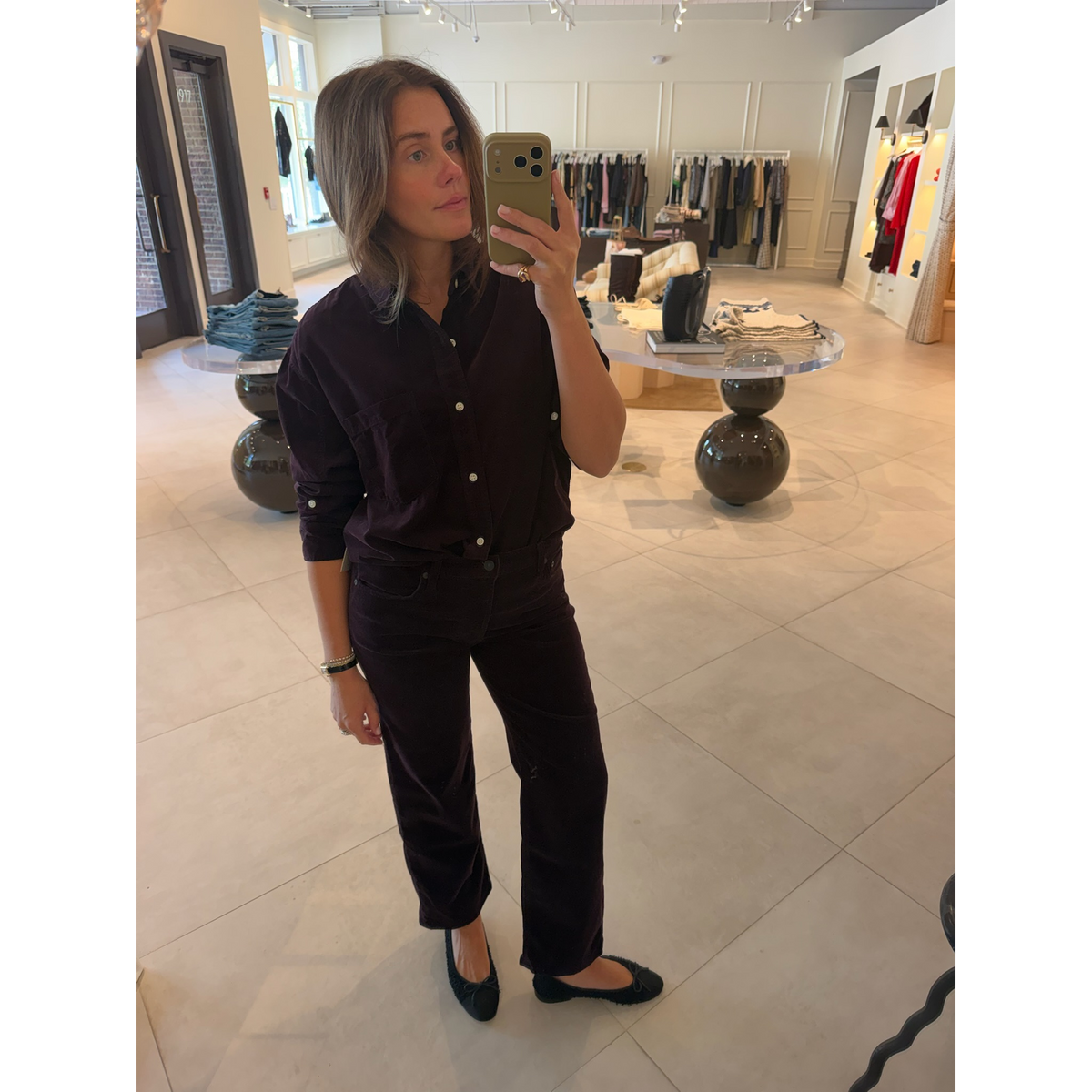 Kayla Corduroy Shirt