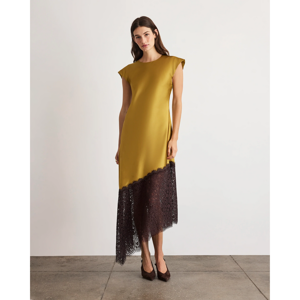 Violeta Lace Combo Dress