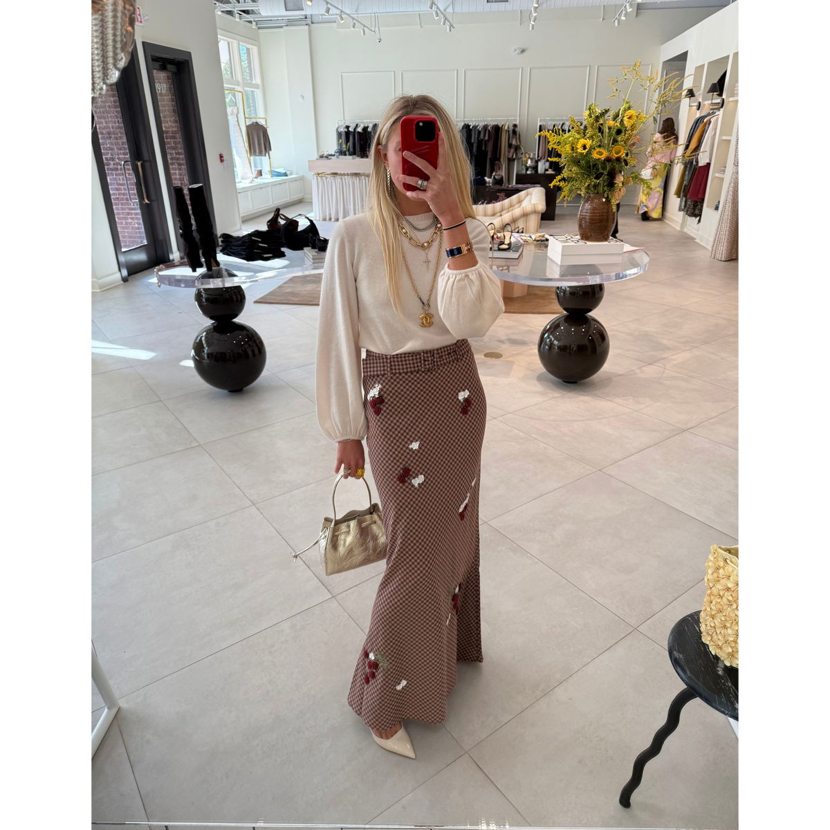 Chuck Embroidered Skirt