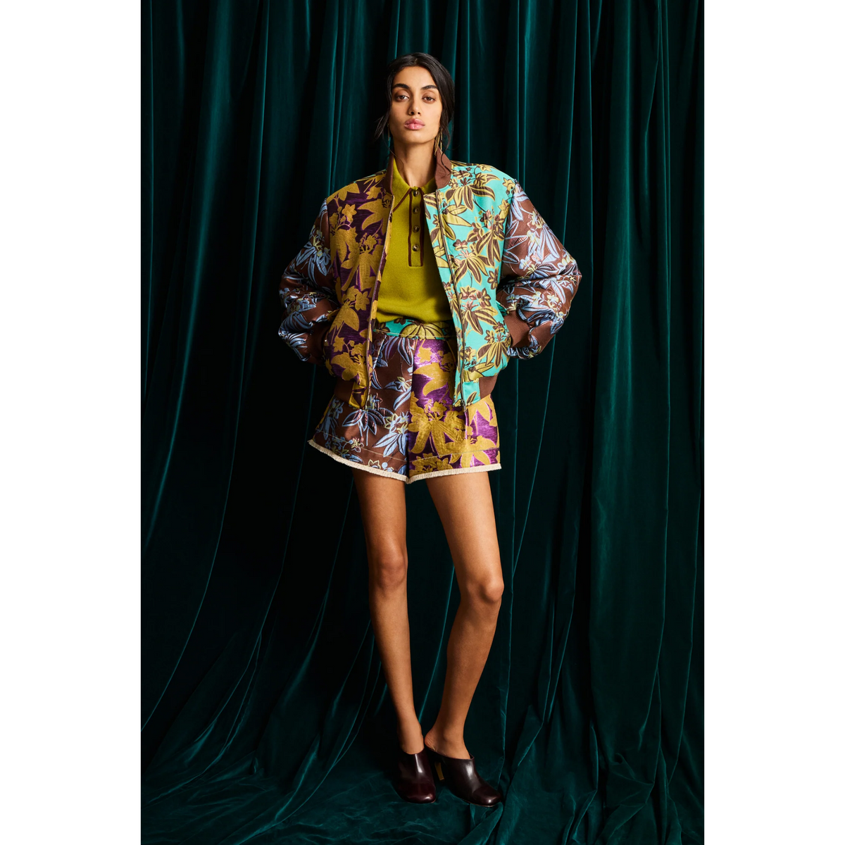 Bodie Jacquard Bomber Jacket