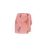 Timmy Embroidered Sarong Skirt