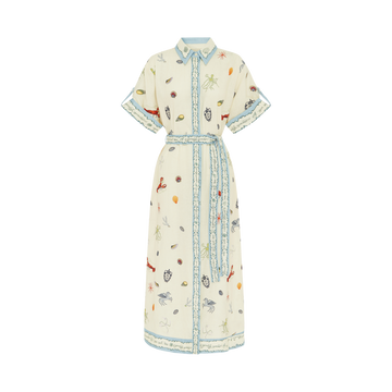 Sandy Embroidered Shirtdress