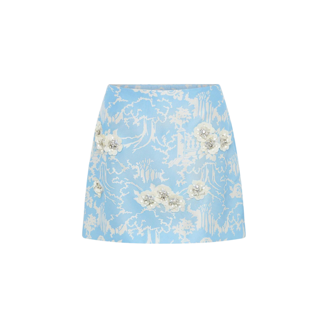 Garden Toile Mini Skirt