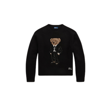 Black Tie Bear Sweater