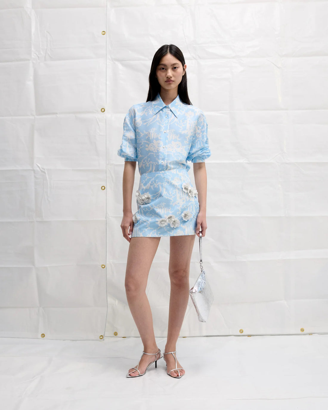 Garden Toile Mini Skirt