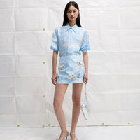 Garden Toile Mini Skirt