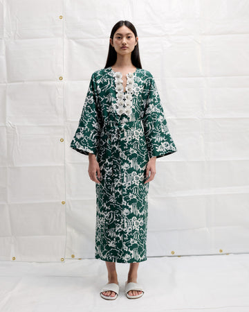 Garden Toile Tunic Dress