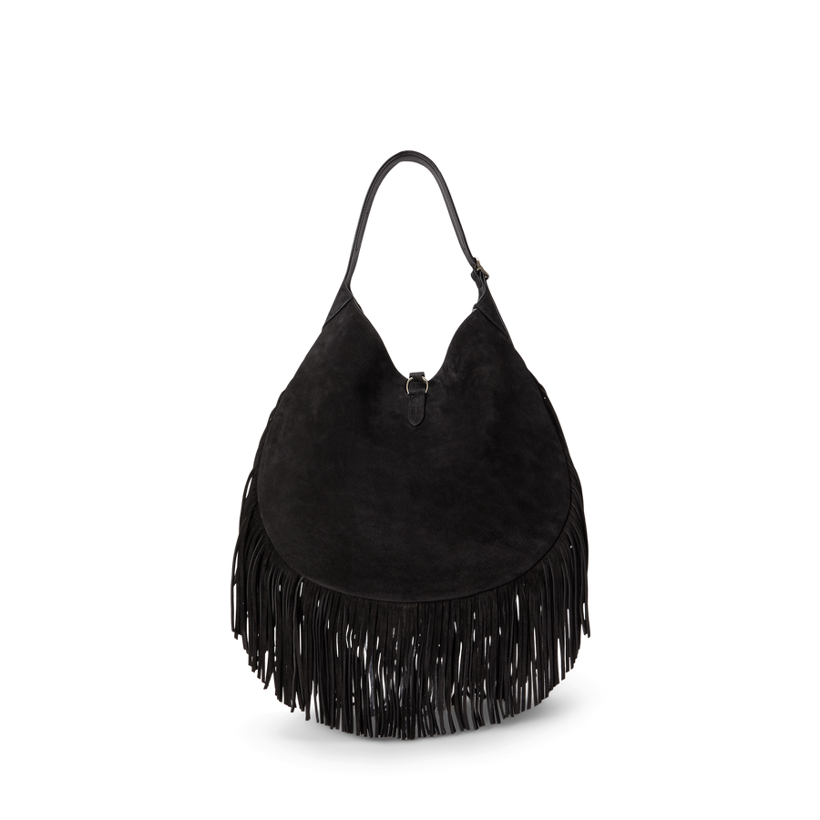 ID Large Fringe Shoulder Bag- WW