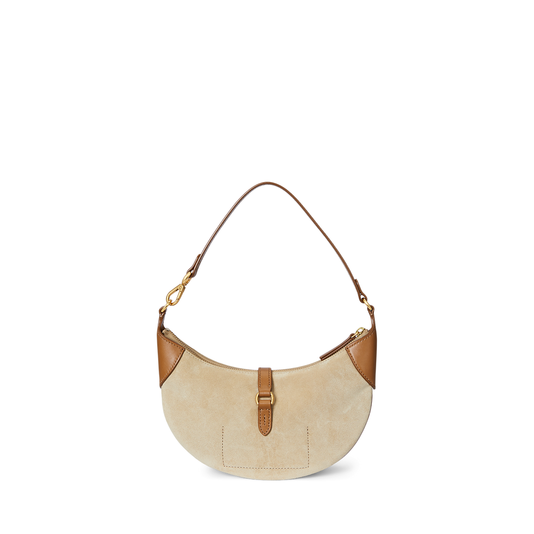 Suede/Leather Mini Shoulder Bag