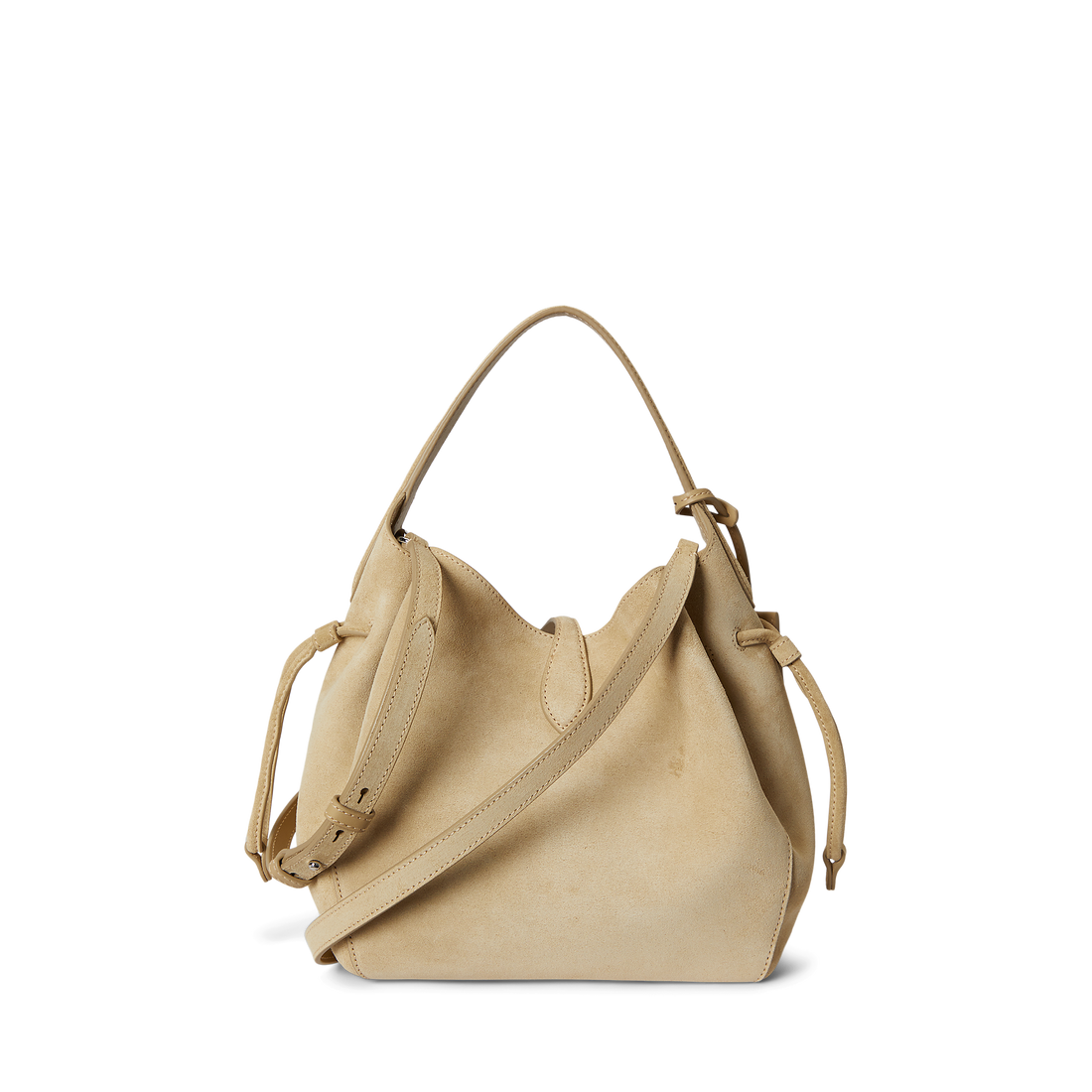 Polo Play Suede Drawstring Bag