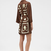 Graphic Shell Tunic Dress