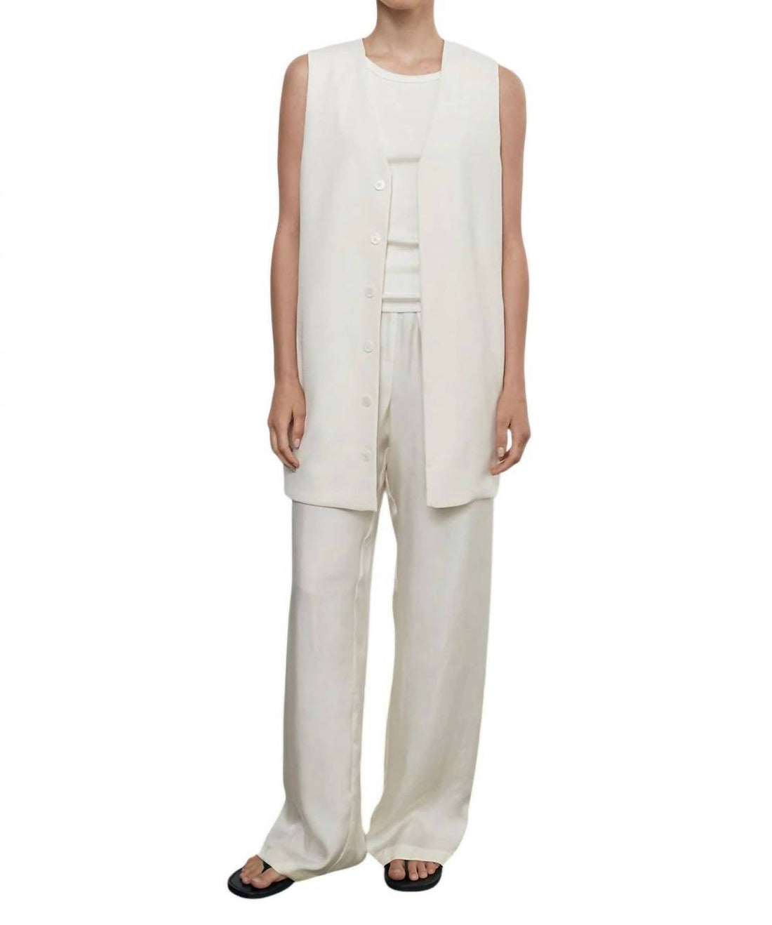 Crepe Tunic Vest