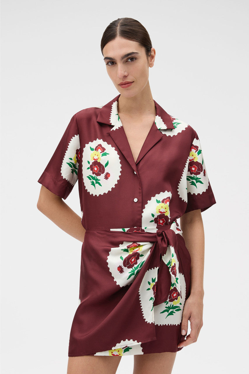 Folk Doilie Camp Shirt