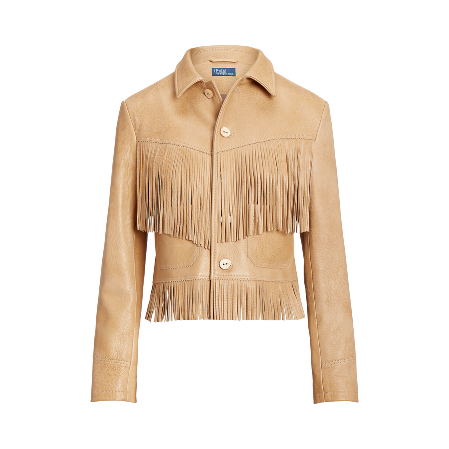 Fringe Leather Jacket- WW