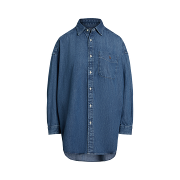 Oversized Denim Shirt- WW