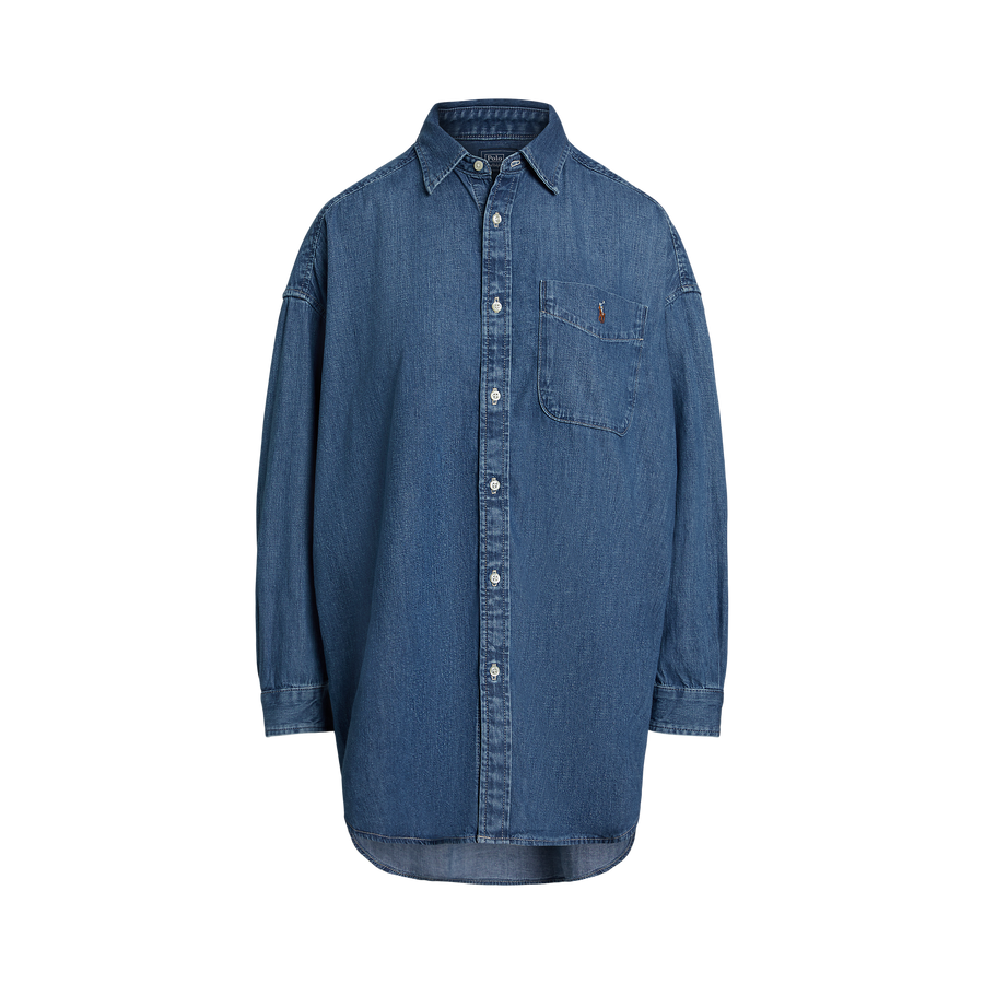 Oversized Denim Shirt- WW