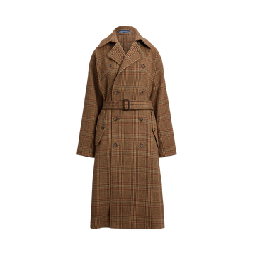 Glen Plaid Trench Coat- WW