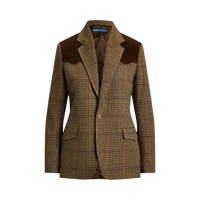 Suede Tweed Blazer