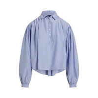 Long Sleeve Collared Blouse