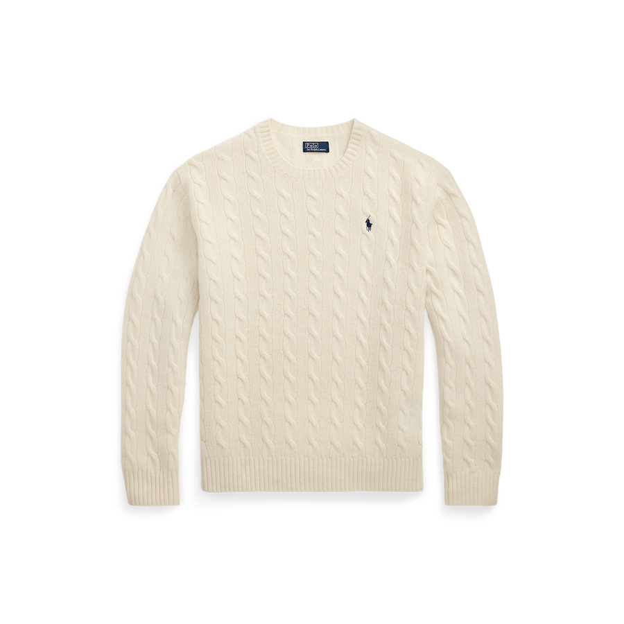 Cable Crewneck Sweater