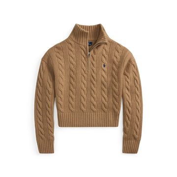 Cable Half-Zip Sweater