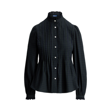 Long Sleeve Collared Blouse