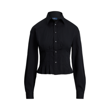 Long Sleeve Collared Blouse