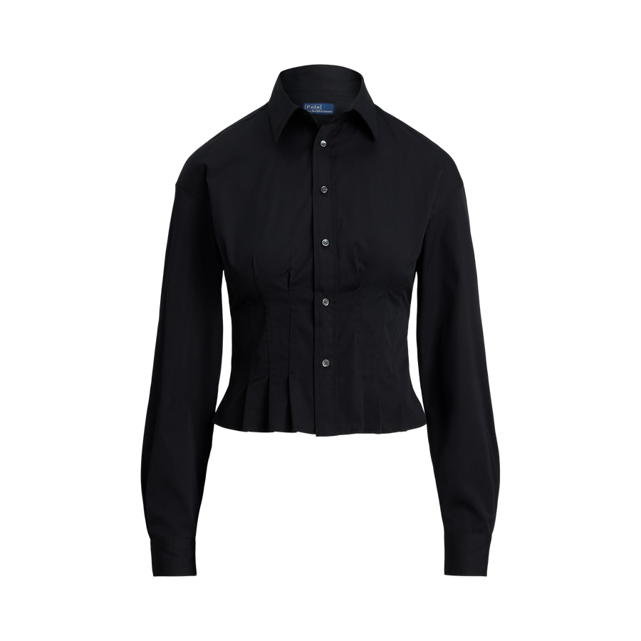 Long Sleeve Collared Blouse