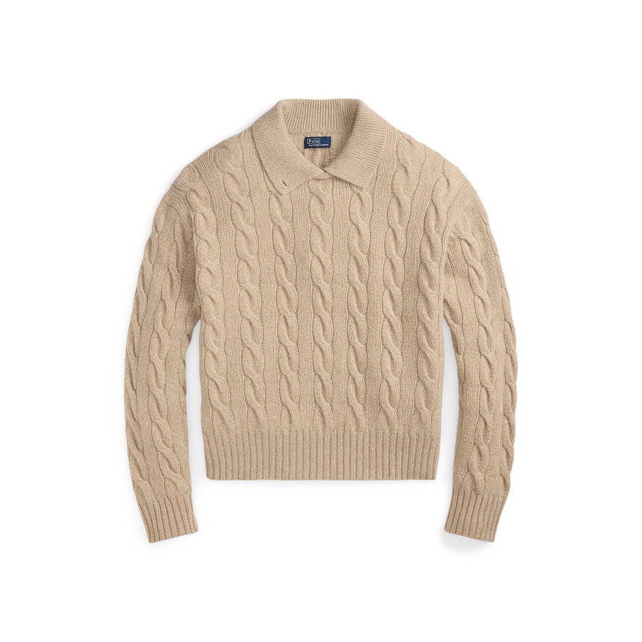 Cable Collar Sweater