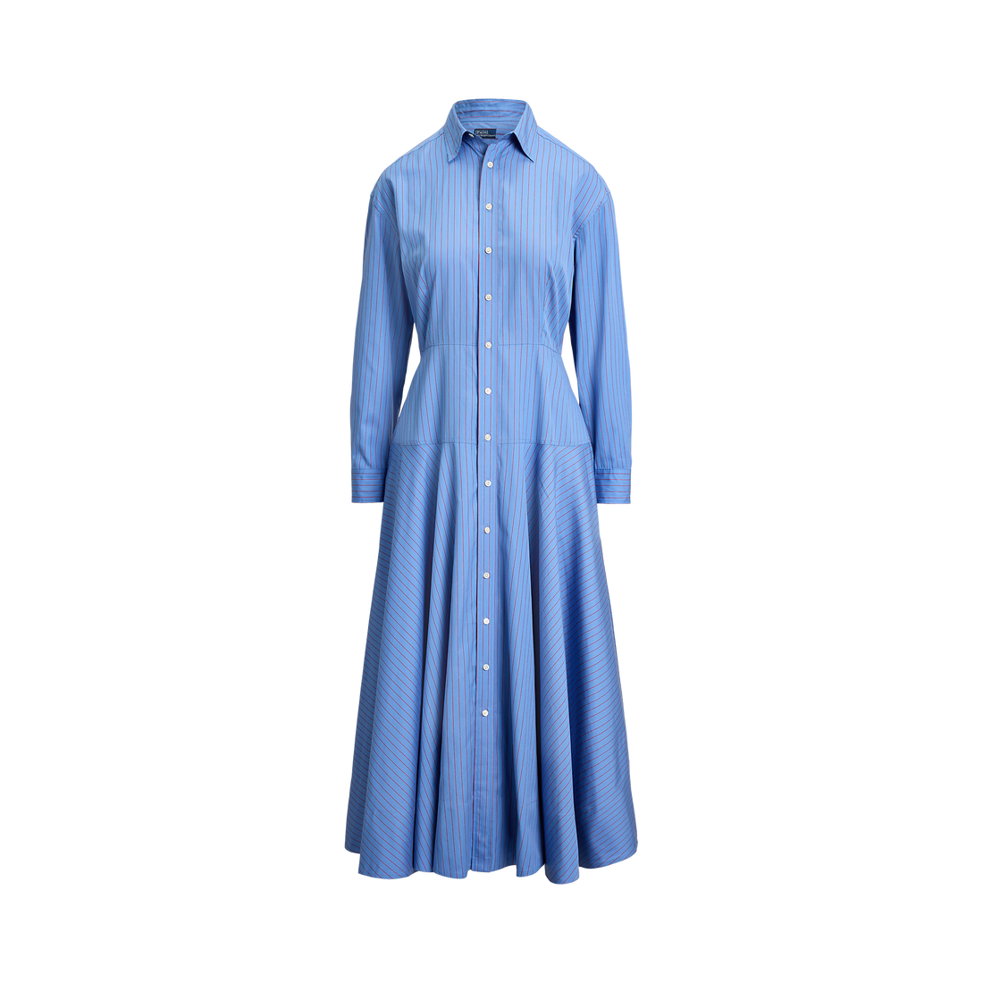 Striped Poplin Shirtdress