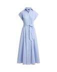 Striped Belted Shirtdress