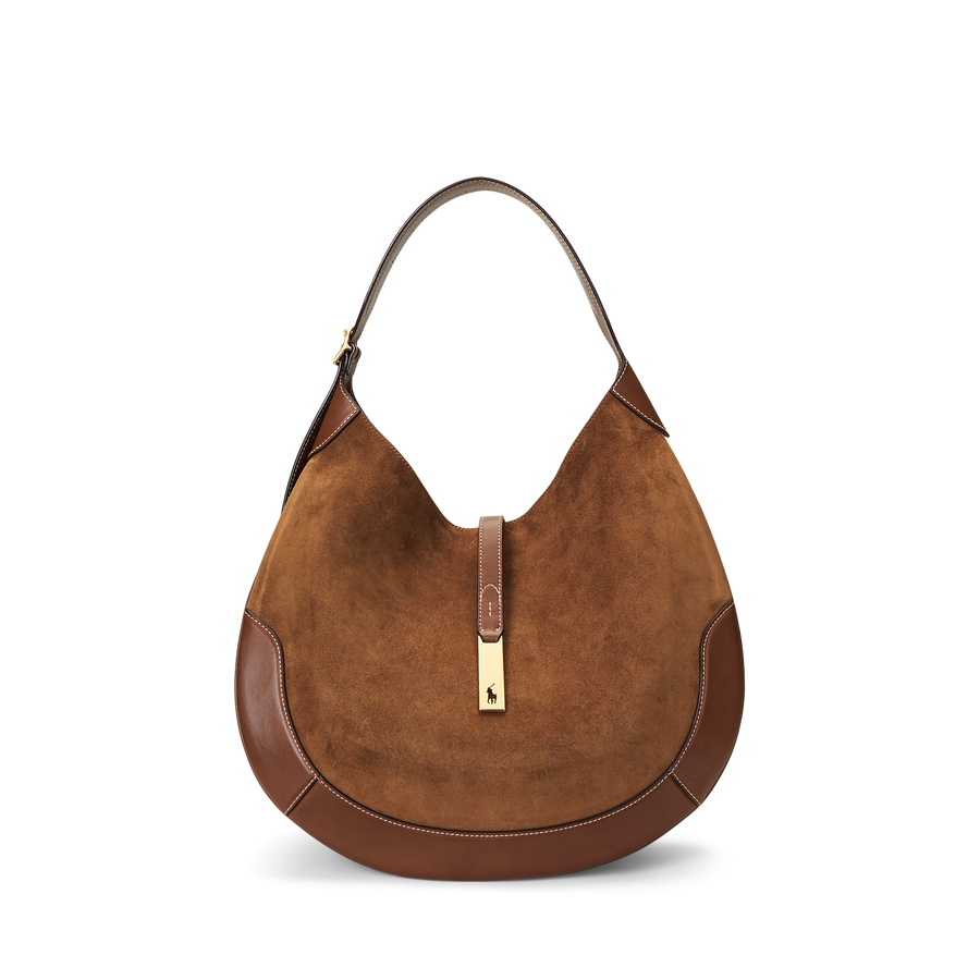 Large Polo ID Suede Bag- WW