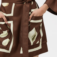 Graphic Shell Tunic Dress