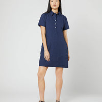 Short-Sleeved Popover Dress