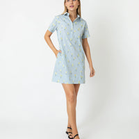 Short-Sleeved Popover Dress
