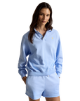 Fleece Long Sleeve Polo