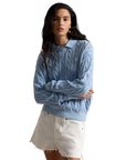 Cableknit Collar Sweater