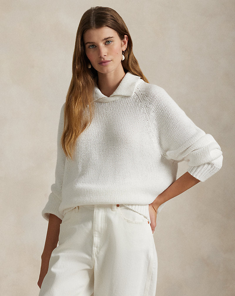 Collared Long Sleeve Sweater