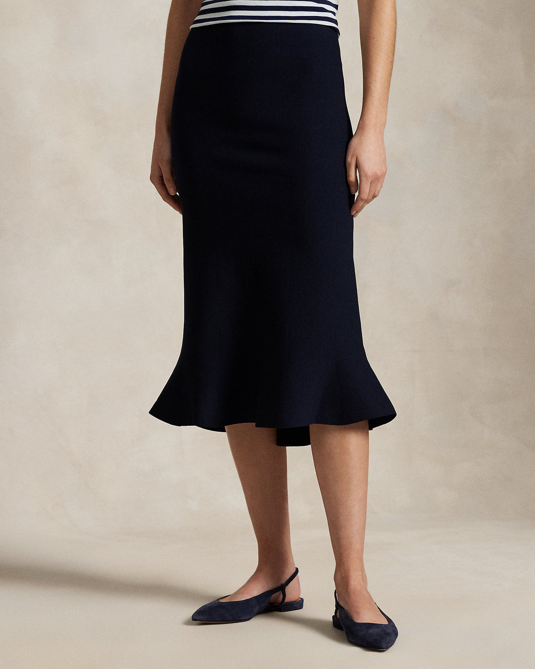 A-Line Midi Skirt