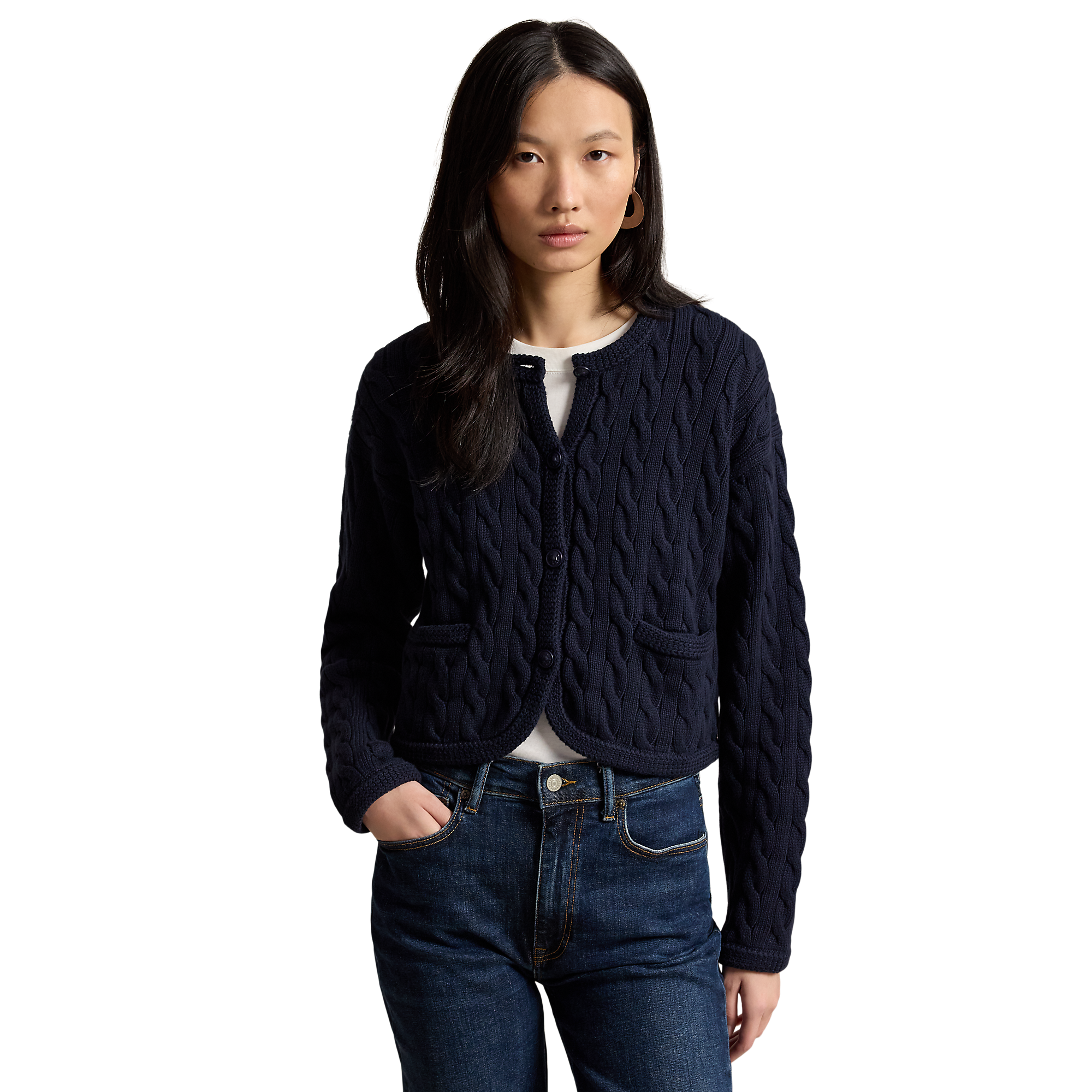 Cableknit Cardigan
