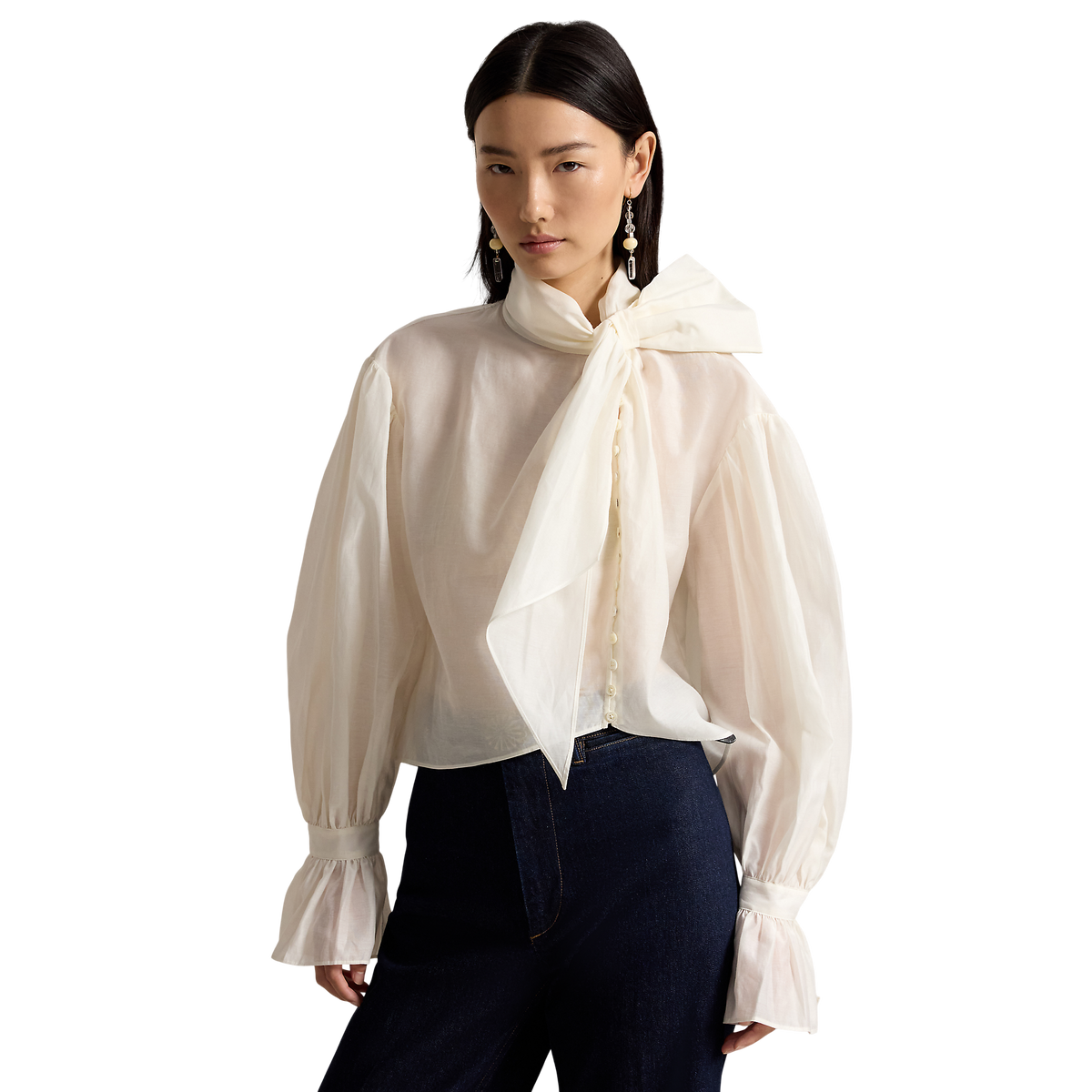 Tie Neck Shirt