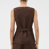 Button Detail Shell Top