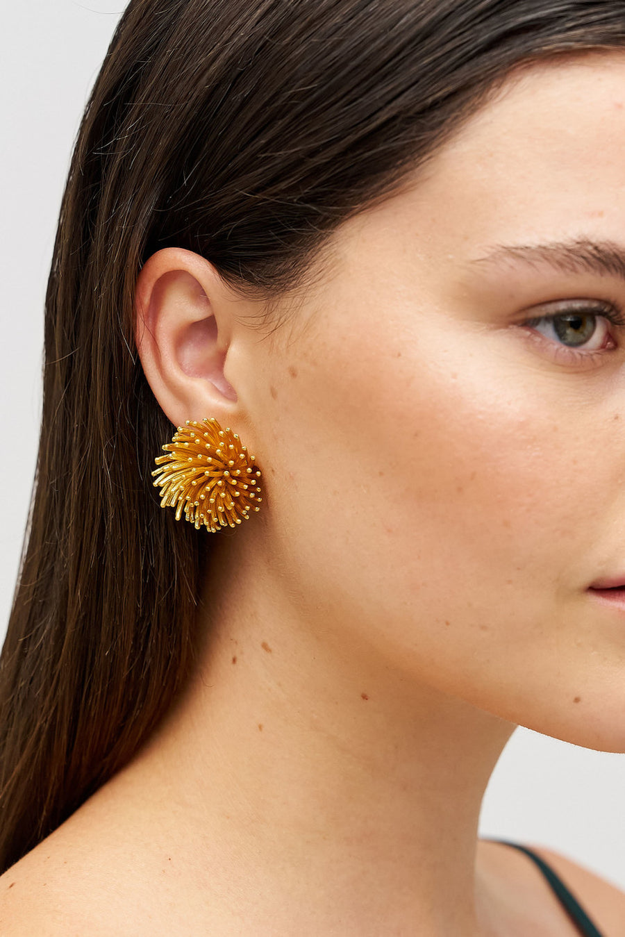 Urchin Clip On Earrings