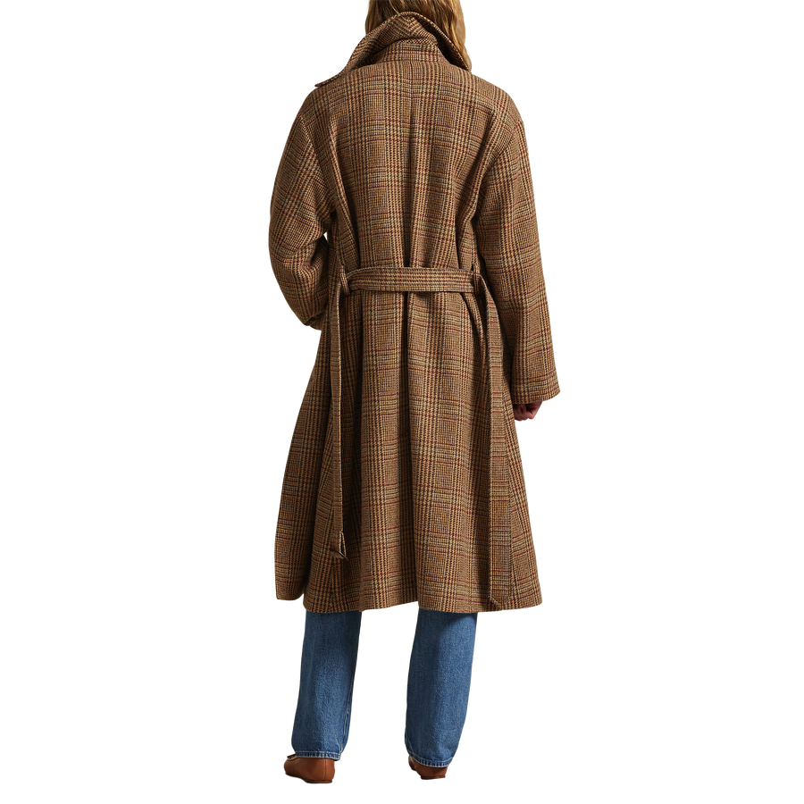 Glen Plaid Trench Coat- WW