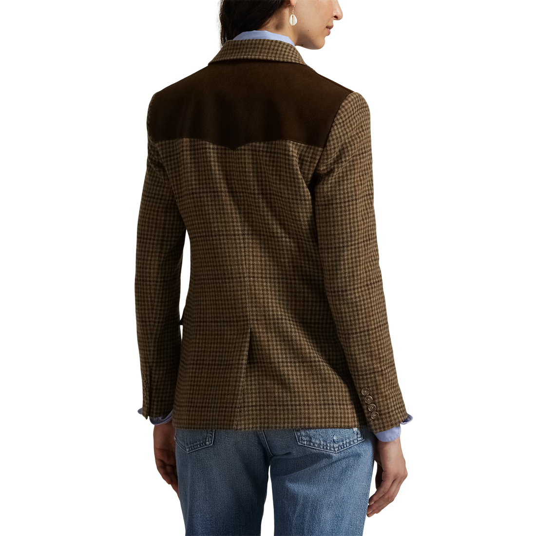 Suede Tweed Blazer