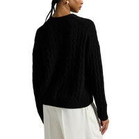 Cableknit V-Neck Sweater- WW